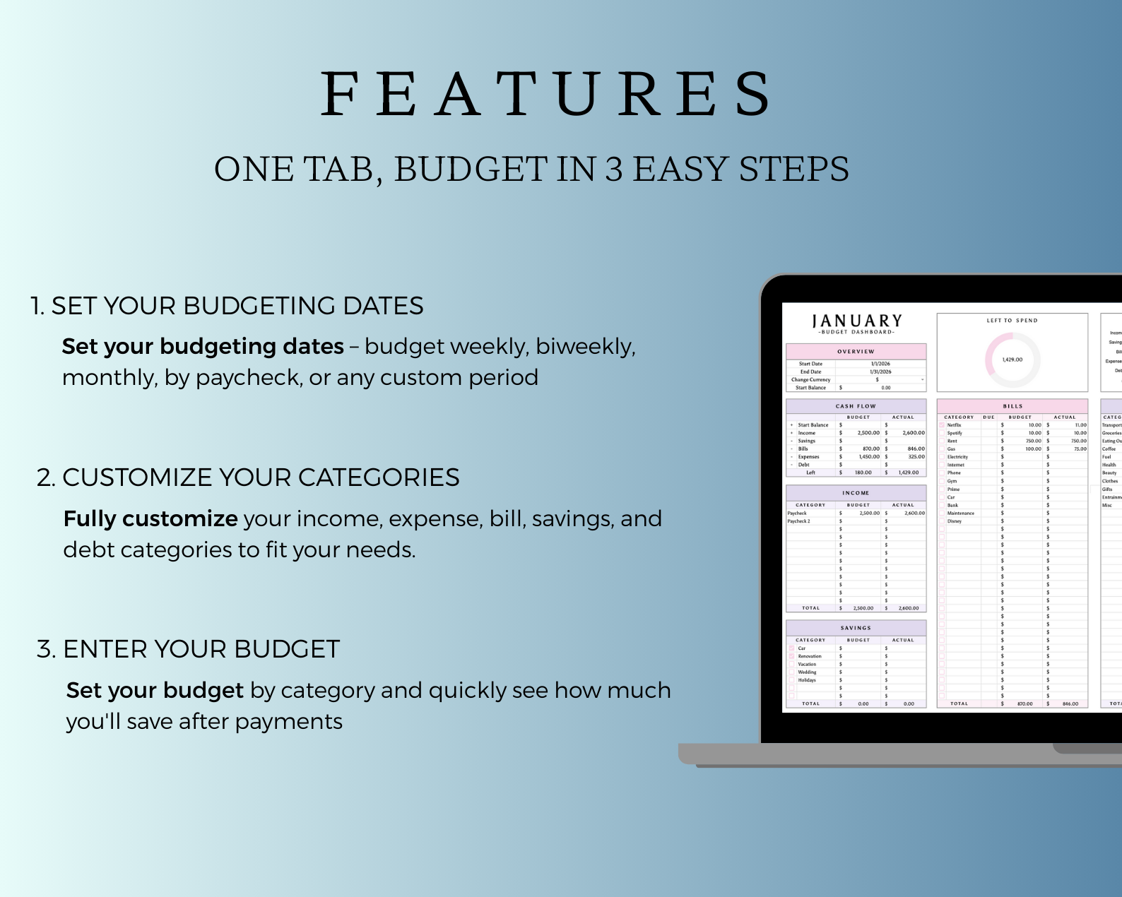 Monthly Budget Planner - Image 2