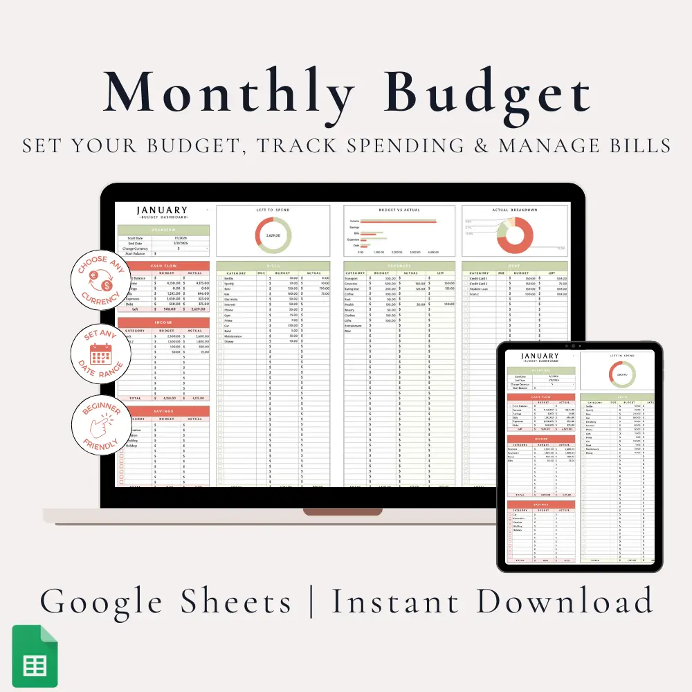 Monthly Budget Planner
