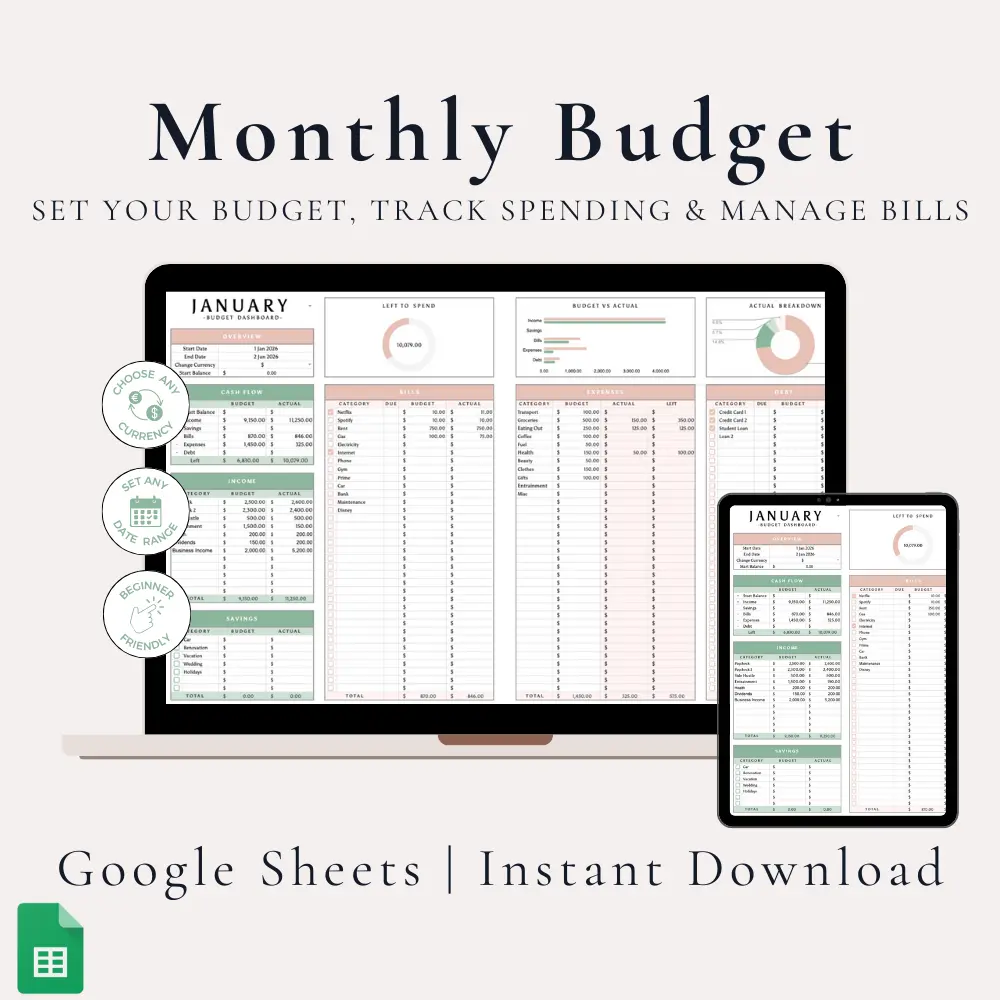 Monthly Budget Planner (Copy)